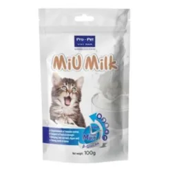 MIU MILK POWDERED MILK FOR CATS 100G BAG